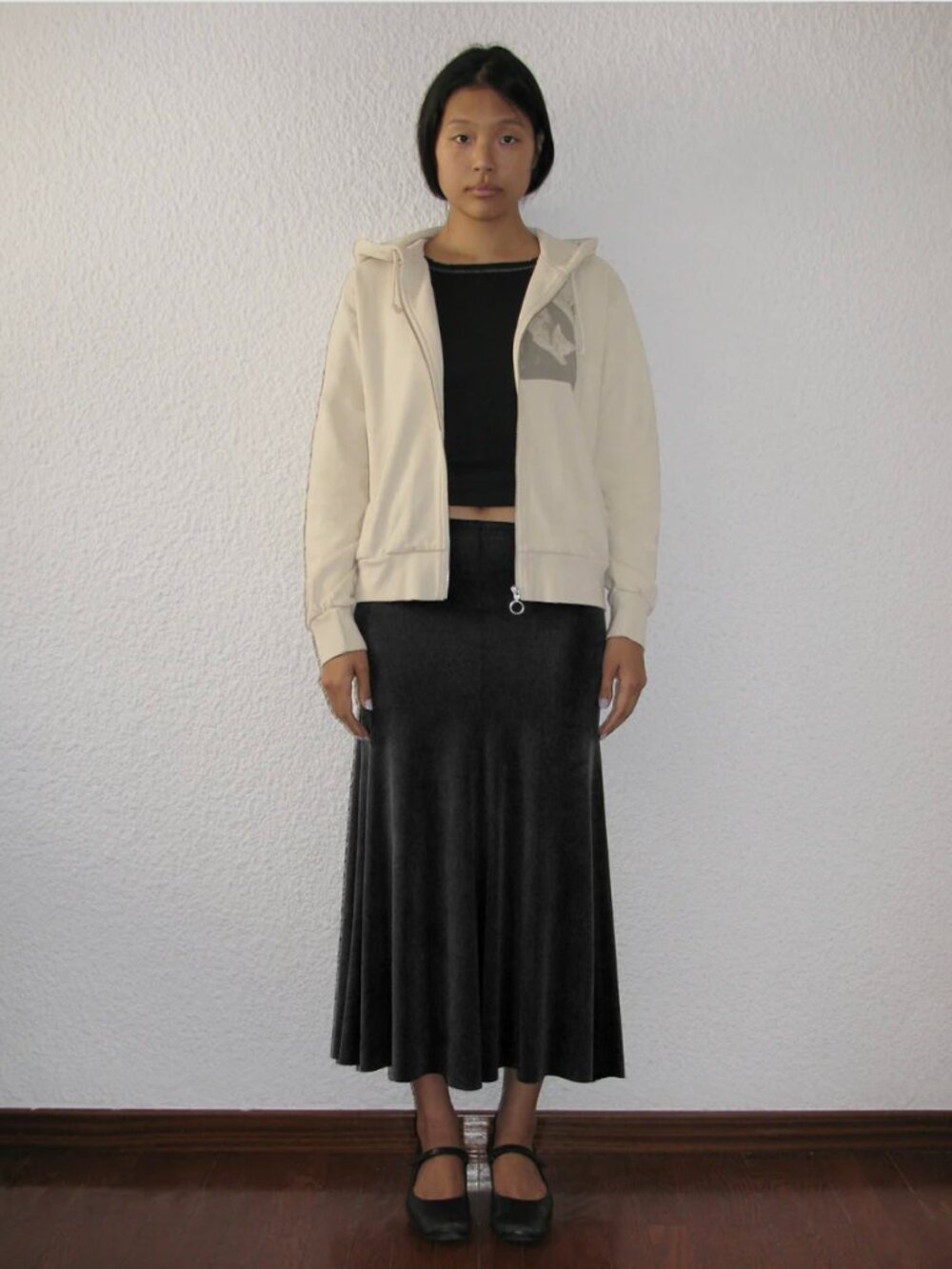 Paloma Wool Vicky Flared Cupro Skirt (Black, size M) - Picture 6 of 14